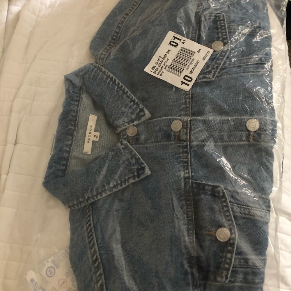 Jean Jacket Medium Wash Size Medium PacSun - Picture 7 of 7